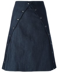Темно-синяя юбка от J.W.Anderson