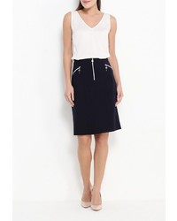 Темно-синяя юбка от MadaM T