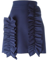 Темно-синяя юбка от MSGM