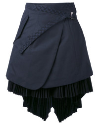 Темно-синяя юбка от Sacai