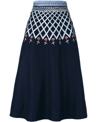 Темно-синяя юбка от Temperley London