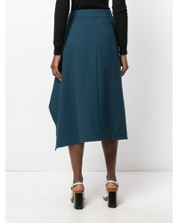 Темно-синяя юбка от Marni