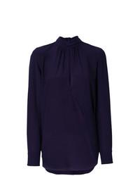 Фиолетовая блузка с длинным рукавом от Chloé