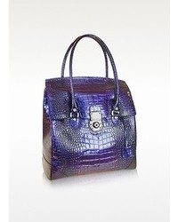Фиолетовая большая сумка