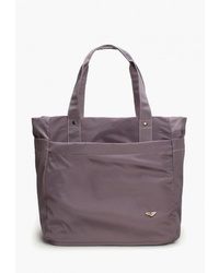 Фиолетовая большая сумка из плотной ткани от Vita