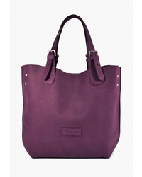 Фиолетовая замшевая большая сумка от BB1