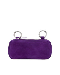 Фиолетовая замшевая поясная сумка от Simon Miller