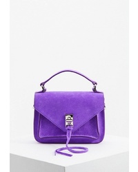 Фиолетовая замшевая сумка через плечо от Rebecca Minkoff
