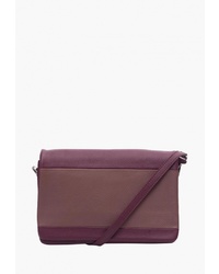 Фиолетовая кожаная сумка через плечо от Pimobetti