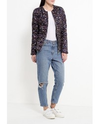 Женская фиолетовая куртка-пуховик от Modis