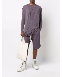 Мужская фиолетовая майка от Rick Owens