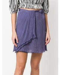 Фиолетовая мини-юбка от Giorgio Armani Vintage