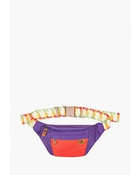 Фиолетовая поясная сумка из плотной ткани от Ginger Bird