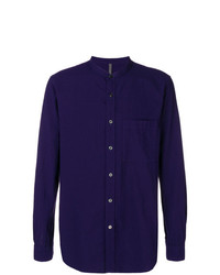 Мужская фиолетовая рубашка с длинным рукавом от Attachment
