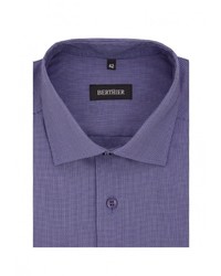 Мужская фиолетовая рубашка с длинным рукавом от Berthier