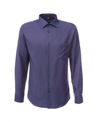 Мужская фиолетовая рубашка с длинным рукавом от GREG