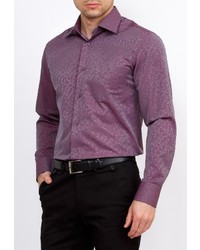 Мужская фиолетовая рубашка с длинным рукавом от GREG