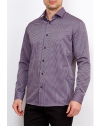Мужская фиолетовая рубашка с длинным рукавом от GREG