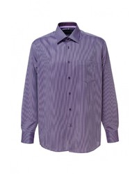 Мужская фиолетовая рубашка с длинным рукавом от GREG