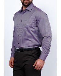 Мужская фиолетовая рубашка с длинным рукавом от GREG