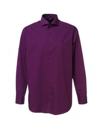 Мужская фиолетовая рубашка с длинным рукавом от GREG