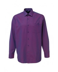 Мужская фиолетовая рубашка с длинным рукавом от GREG