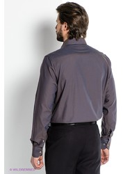 Мужская фиолетовая рубашка с длинным рукавом от MONDIGO
