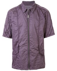 Мужская фиолетовая рубашка с коротким рукавом от 1017 Alyx 9Sm