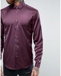Мужская фиолетовая рубашка от Asos