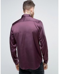 Мужская фиолетовая рубашка от Asos