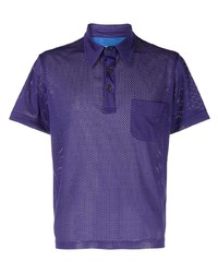 Мужская фиолетовая футболка-поло от Anglozine