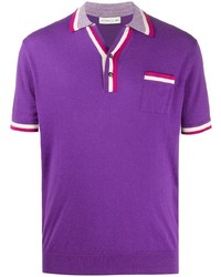 Мужская фиолетовая футболка-поло от Etro