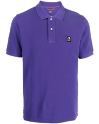 Мужская фиолетовая футболка-поло от Parajumpers