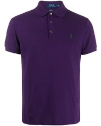 Мужская фиолетовая футболка-поло от Polo Ralph Lauren