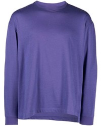 Мужская фиолетовая футболка с длинным рукавом от Meta Campania Collective