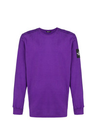Мужская фиолетовая футболка с длинным рукавом от The North Face