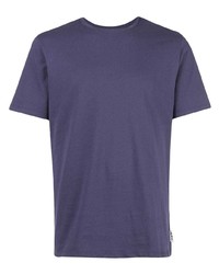 Мужская фиолетовая футболка с круглым вырезом от A.P.C.