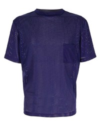 Мужская фиолетовая футболка с круглым вырезом от Anglozine