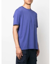 Мужская фиолетовая футболка с круглым вырезом от North Sails