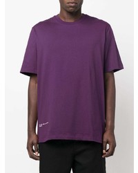 Мужская фиолетовая футболка с круглым вырезом от Oamc
