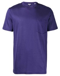 Мужская фиолетовая футболка с круглым вырезом от Lanvin
