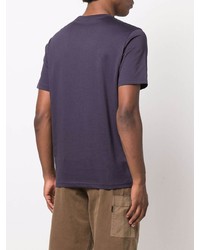 Мужская фиолетовая футболка с круглым вырезом от PS Paul Smith