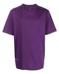 Мужская фиолетовая футболка с круглым вырезом от Oamc