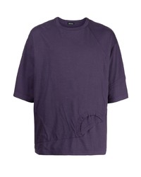 Мужская фиолетовая футболка с круглым вырезом от Undercoverism