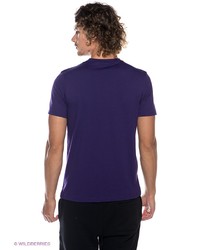 Мужская фиолетовая футболка с принтом от Asics