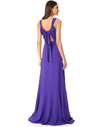 Фиолетовое вечернее платье от Rochas