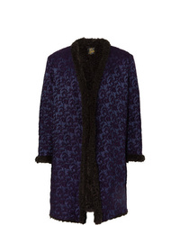 Фиолетовое длинное пальто от Needles