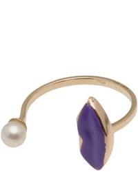 Фиолетовое кольцо от Delfina Delettrez