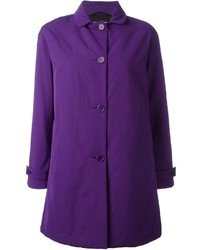 Женское фиолетовое пальто от Aspesi