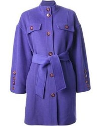 Женское фиолетовое пальто от Guy Laroche